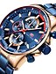 cheap Quartz Watches-MINI FOCUS Quartz Watch for Men Analog Quartz Classic Style Three-eye Six-needle Luxury Calendar / date / day Noctilucent Alloy Stainless Steel / Japanese / Japanese