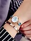 cheap Bracelet Watches-Women&#039;s Bracelet Watch Wrist Watch Quartz Ladies Casual Watch Analog Navy Navy / White Blue / Imitation Diamond