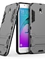 billige Samsung-etui-Etui Til Samsung Galaxy J7 (2017) Støtsikker / med stativ Bakdeksel Ensfarget Hard PC