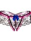 cheap Panties-Women&#039;s Cut Out / Print Super Sexy G-strings &amp; Thongs Panties - Normal, Embroidered Mid Waist Blushing Pink Fuchsia Red One-Size