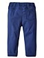 abordables Bas-Kids Toddler Boys&#039; Pants Blue Black Solid Colored School Daily Active Basic