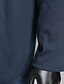 billiga cardigan tröja för män-Herr Kofta Hoppare Sticka Normal Färgblock V-hals Dagligen Helgen Höst Vinter Svart Marinblå S M L / Långärmad / Långärmad / Smal