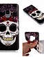 cheap Samsung Cases-Case For Samsung Galaxy S9 / S9 Plus / S8 Plus IMD / Translucent Back Cover Skull Soft TPU