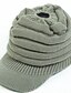 cheap Women&#039;s Accessories-Women&#039;s Basic Knitwear Baseball Cap-Solid Colored Winter Black Wine Light gray