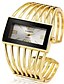 voordelige Armbandhorloges-Dames Luxueuze horloges Armbandhorloge Analoog Kwarts Cuff armband Dames Chronograaf Creatief / Een jaar