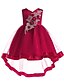 cheap Flower Girl Dresses-Princess Midi Flower Girl Dress Pageant &amp; Performance Cute Prom Dress Organza with Petal Fit 3-16 Years