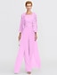 cheap Mother of the Bride Dresses-Pantsuit / Jumpsuit Mother of the Bride Dress Plus Size Elegant Square Neck Floor Length Lace Chiffon Sleeveless with Appliques 2022 Mother of the Groom Dresses