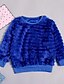 billiga Huvtröjor- och tröjor för flicka-Småbarn Flickor Grundläggande Streetchic Dagligen Helgdag Enfärgad Långärmad Normal Huvtröja och sweatshirt Marinblå
