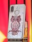 cheap Xiaomi Case-Case For Xiaomi Xiaomi Mi 8 Shockproof / Glitter Shine Back Cover Owl / Glitter Shine Soft TPU