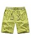 cheap Men&#039;s Pants-Men&#039;s Street chic Daily Weekend Shorts Pants - Print Fall Yellow Khaki Green L / XL / XXL