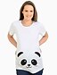 cheap Maternity Tops-Women&#039;s T shirt Cartoon Maternity Short Sleeve Daily Tops Streetwear White