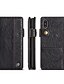economico Cover per iPhone-Custodia Per Apple iPhone XS / iPhone X A portafoglio / Porta-carte di credito / Con supporto Integrale Tinta unita Resistente pelle sintetica