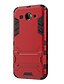 baratos Capas para Huawei-Case For Huawei Huawei Y3 (2017) Shockproof / with Stand Back Cover Solid Colored / Armor Hard PC