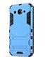 baratos Capas para Huawei-Case For Huawei Huawei Y3 (2017) Shockproof / with Stand Back Cover Solid Colored / Armor Hard PC