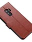 cheap Samsung Cases-Case For Samsung Galaxy S9 / S9 Plus Wallet / Card Holder / with Stand Full Body Cases Solid Colored Soft PU Leather