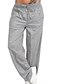 cheap Women&#039;s Pants-Women&#039;s Basic Plus Size Daily Chinos Pants - Solid Colored High Waist Black Light gray Dark Gray S / M / L