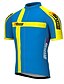 preiswerte Fahrradbekleidung damen-21Grams Herrn Kurzarm Fahrradtrikot Nationalflagge Champion Fahhrad Trikot / Radtrikot Oberteile, Atmungsaktiv Wasserdichter Reißverschluß 100% Polyester