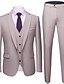cheap Suits-Men&#039;s Wedding Party / Evening Suits Notch Tailored Fit Single Breasted One-button Solid Colored Polyester