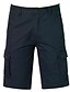 cheap Men&#039;s Pants-Men&#039;s Street chic Chinos / Shorts Pants - Solid Colored Navy Blue