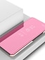 ieftine Huse și huse pentru telefon-Case For Xiaomi Xiaomi Redmi 4X with Stand / Mirror / Flip Full Body Cases Solid Colored Hard PU Leather
