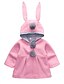 billiga Babyytterkläder för flicka-Bebis Flickor Aktiv Streetchic Dagligen Utekväll Lappverk Lappverk Långärmad Normal Trenchcoat Rubinrött / Småbarn