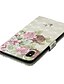 cheap iPhone Cases-Case For Apple iPhone XS / iPhone XR / iPhone XS Max Wallet / Card Holder / with Stand Full Body Cases Flower Hard PU Leather