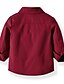 cheap Sets-Kids Boys&#039; Clothing Set Long Sleeve Red Solid Colored Daily Basic