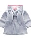 billige Overtøj til små piger-Baby Pige Aktiv Gade Daglig I-byen-tøj Patchwork Patchwork Langærmet Normal Trenchcoat Rød