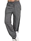 cheap Women&#039;s Pants-Women&#039;s Basic Plus Size Daily Chinos Pants - Solid Colored High Waist Black Light gray Dark Gray S / M / L