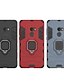 abordables Fundas y carcasas para móvil-Case For Xiaomi Xiaomi Mi Mix 2 Shockproof / Ring Holder Back Cover Solid Colored / Armor Hard PC