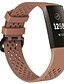baratos Pulseiras de Smartwatch-Watch Band for Fitbit Charge 3 Fitbit Sport Band / Classic Buckle Silicone Wrist Strap