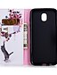 cheap Samsung Cases-Case For Samsung Galaxy J5 (2017) Wallet / Card Holder / Shockproof Full Body Cases Cat / Butterfly Hard PU Leather