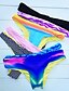 cheap Bikini Bottoms-Women&#039;s Swimwear Beach Bottom Normal Swimsuit Novelty Color Block Black Yellow Blue Purple Green Halter Neck Bathing Suits Sports