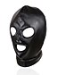 billiga Glansig-Zentai-kostymer Mask Ansiktsskydd Karnevalsdräkt Helkroppsdräkt Herr Dam Masker Kön Halloween Solid färg Latex Kostym för Halloween Karnival alla hjärtans dag Vuxna