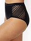 cheap Plus Size Swimwear-Women&#039;s Solid Bikini Swimsuit Pure Color Solid Colored Bandeau Swimwear Bathing Suits Black / Lace / Sexy