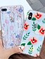 cheap iPhone Cases-Case For Apple iPhone XS / iPhone XR / iPhone XS Max Transparent / Pattern Back Cover Flower Soft TPU