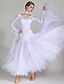 זול הלבשה לריקודים סלוניים-Ballroom Dance Dress Sequin Crystals / Rhinestones Women&#039;s Training Sleeveless Natural Spandex Tulle Sequined / Modern Dance