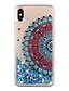 cheap iPhone Cases-Case For Apple iPhone XS / iPhone XR / iPhone XS Max Flowing Liquid / Transparent / Pattern Back Cover Dog / Mandala / Butterfly Hard TPU