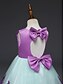 Χαμηλού Κόστους Βρεφικά Φορέματα για Κορίτσια-Μωρό Κοριτσίστικα Βασικό Συνδυασμός Χρωμάτων Αμάνικο Φόρεμα Βυσσινί / Νήπιο