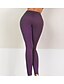 cheap Sexy Lingerie-Women&#039;s Daily Normal Sexy Sporty Legging Solid Colored Ruched High Waist Black Purple Blushing Pink S M L / Slim