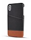 economico Cover per iPhone-Custodia Per Apple iPhone XS / iPhone XR / iPhone XS Max Porta-carte di credito Per retro Tinta unita Resistente pelle sintetica