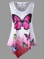 cheap Women&#039;s T-shirts-2019 New Arrival T-shirts Women&#039;s Plus Size Slim T-shirt - Animal Butterfly, Lace Green XXXL Camisas Mujer Chemise Femme
