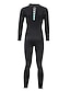 Χαμηλού Κόστους Wetsuits &amp; Diving Suits-ZCCO Γυναικεία Πλήρης στολή κατάδυσης 3 χιλιοστά SCR Νεοπρένιο Στολές κατάδυσης Διατηρείτε Ζεστό UPF50+ Αναπνέει Υψηλή Ελαστικότητα Μακρυμάνικο Πλήρης κάλυψη Μποστινό Φερμουάρ -