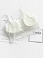 cheap Bras-Women&#039;s Cut Out Wireless 3/4 Cup Bras Solid Colored Daily Going out White Black Blushing Pink
