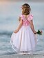 billiga Babyklänningar-Bebis Flickor Grundläggande Enfärgad Ärmlös Klänning Rodnande Rosa / Småbarn
