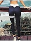 cheap Leggings-Women&#039;s Daily Sexy Sporty Legging Geometric Solid Colored Print High Waist Black Blue Purple S M L / Slim