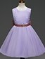 Χαμηλού Κόστους Βρεφικά Φορέματα για Κορίτσια-Μωρό Κοριτσίστικα Βασικό Μονόχρωμο Αμάνικο Φόρεμα Λευκό / Νήπιο