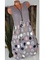 お買い得  プリントドレス-女性用 プラスサイズ ベーシック シース ドレス 波点 幾何学模様 膝丈 ハイウエスト / セクシー
