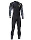 cheap Wetsuits &amp; Diving Suits-ZCCO Men&#039;s Full Wetsuit 1.5mm SCR Neoprene Diving Suit Thermal Warm UPF50+ Quick Dry High Elasticity Back Zip - Swimming Diving Surfing Scuba Patchwork Spring Summer Autumn / Fall
