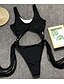 cheap Women&#039;s Swimwear-Women&#039;s Swimwear One Piece Asian Size Swimsuit Leopard Black White Brown Green Strap Bathing Suits
